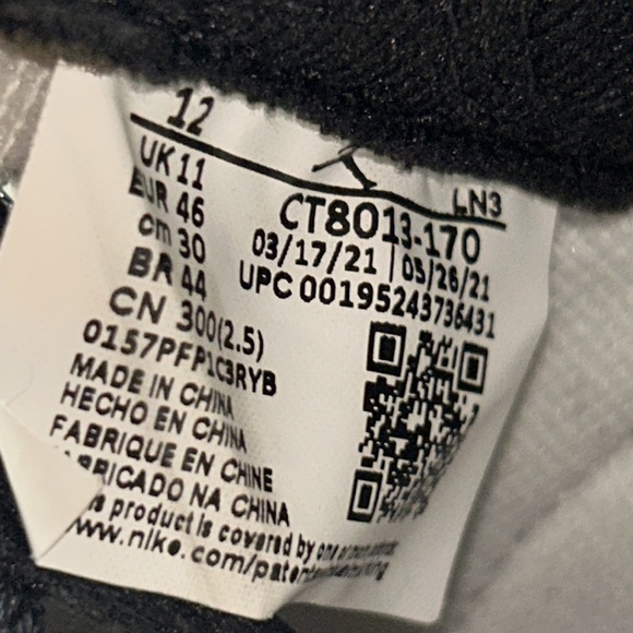 Jordan 12 Retro “Royalty Taxi” Men’s Size 12 - Picture 8 of 11